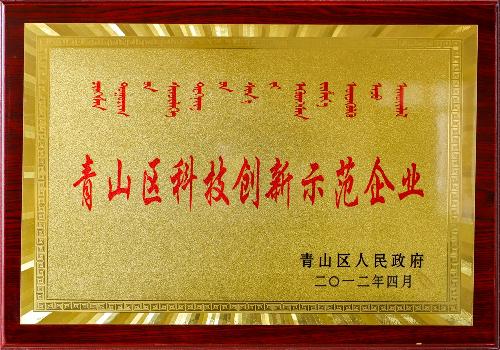 青山区科技立异树模企业